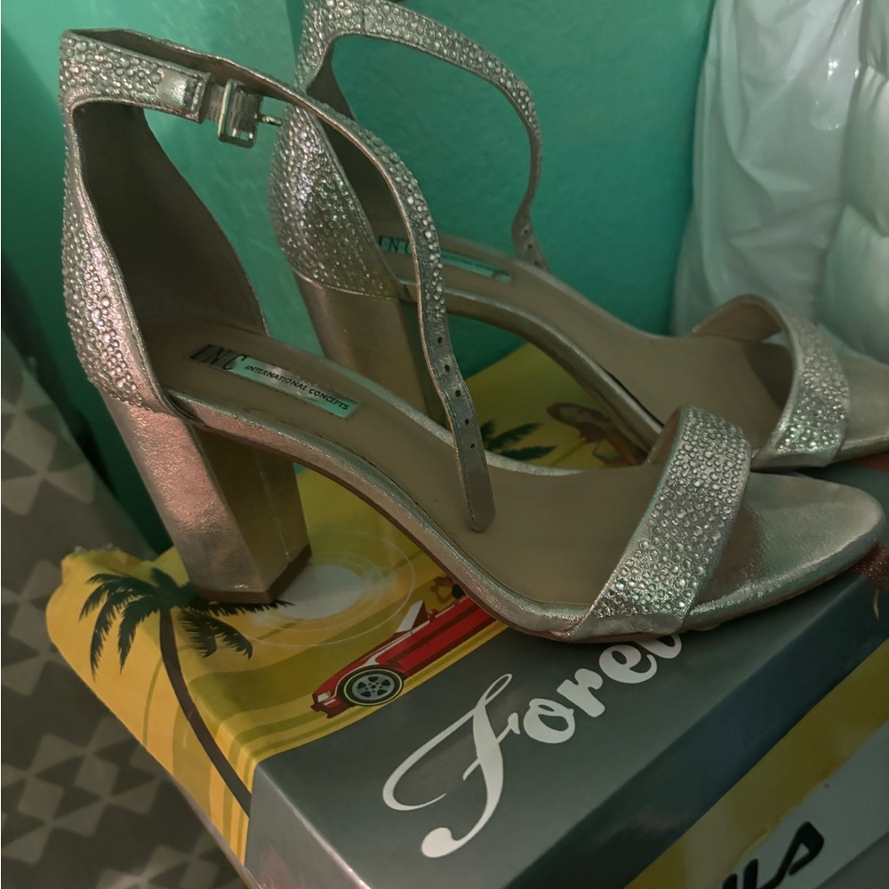 Gold heels